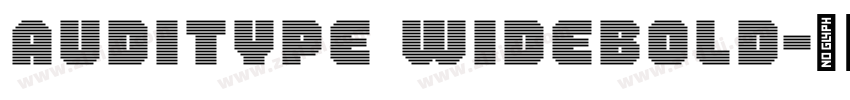 AudiType WideBold字体转换